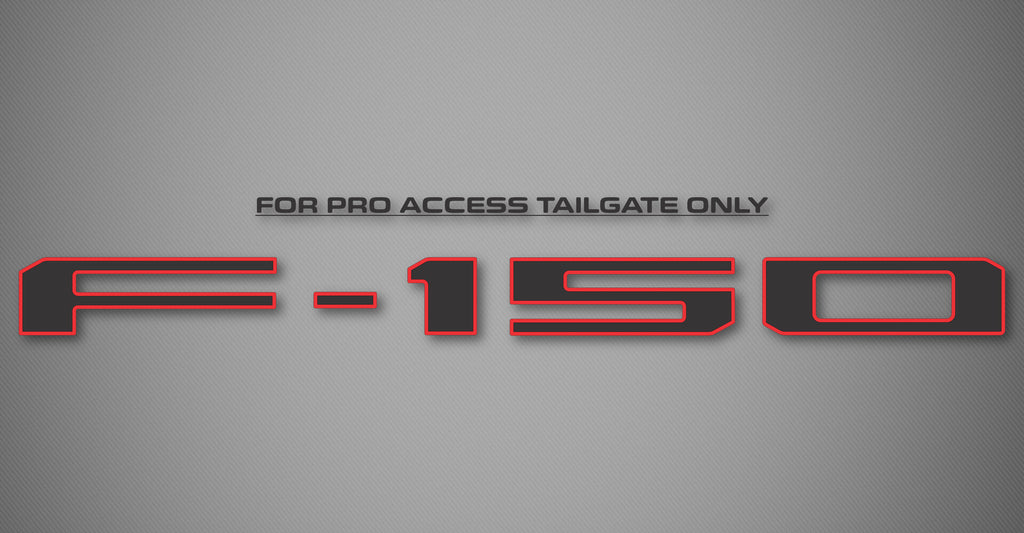 2-Tone Tailgate Logo for 2025-2026 Ford F-150 (Regular Cab)