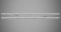 Chrome XS Body Side Moldings for 2025-2026 GMC Sierra EV (Crew Cab, Cut-Out)