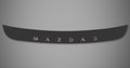 Bumper Protector w/ Logo for 2019-2026 Mazda 3 (Hatchback)