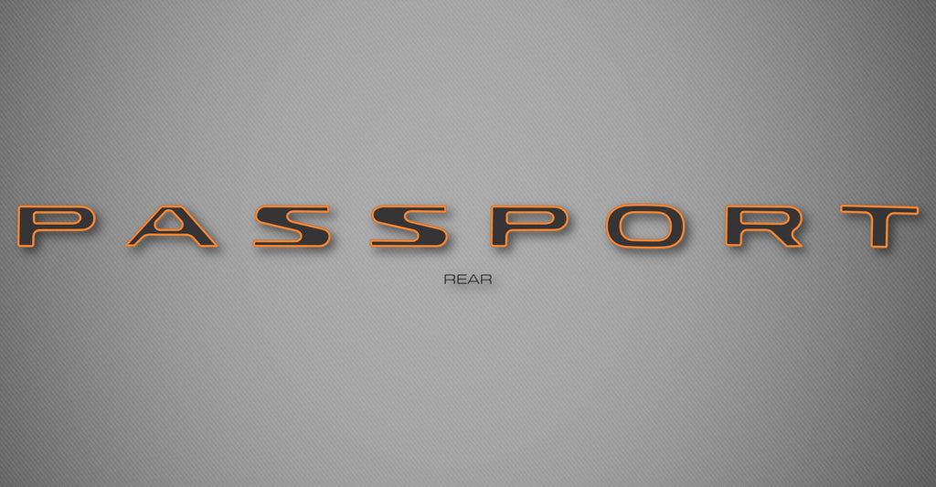 Tailgate Logo for 2026 Honda Passport