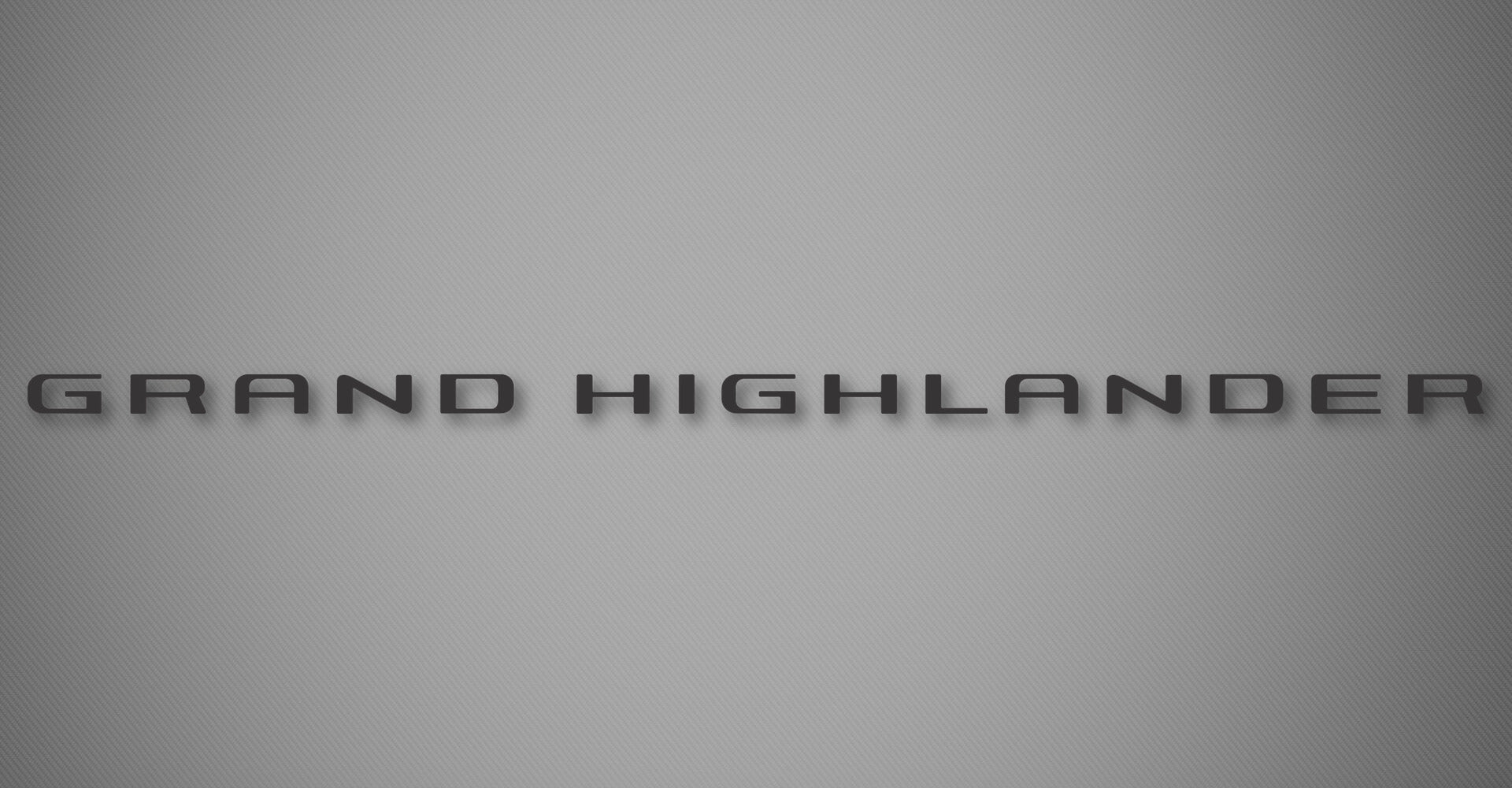 Tailgate Logo for 2024-2026 Toyota Grand Highlander