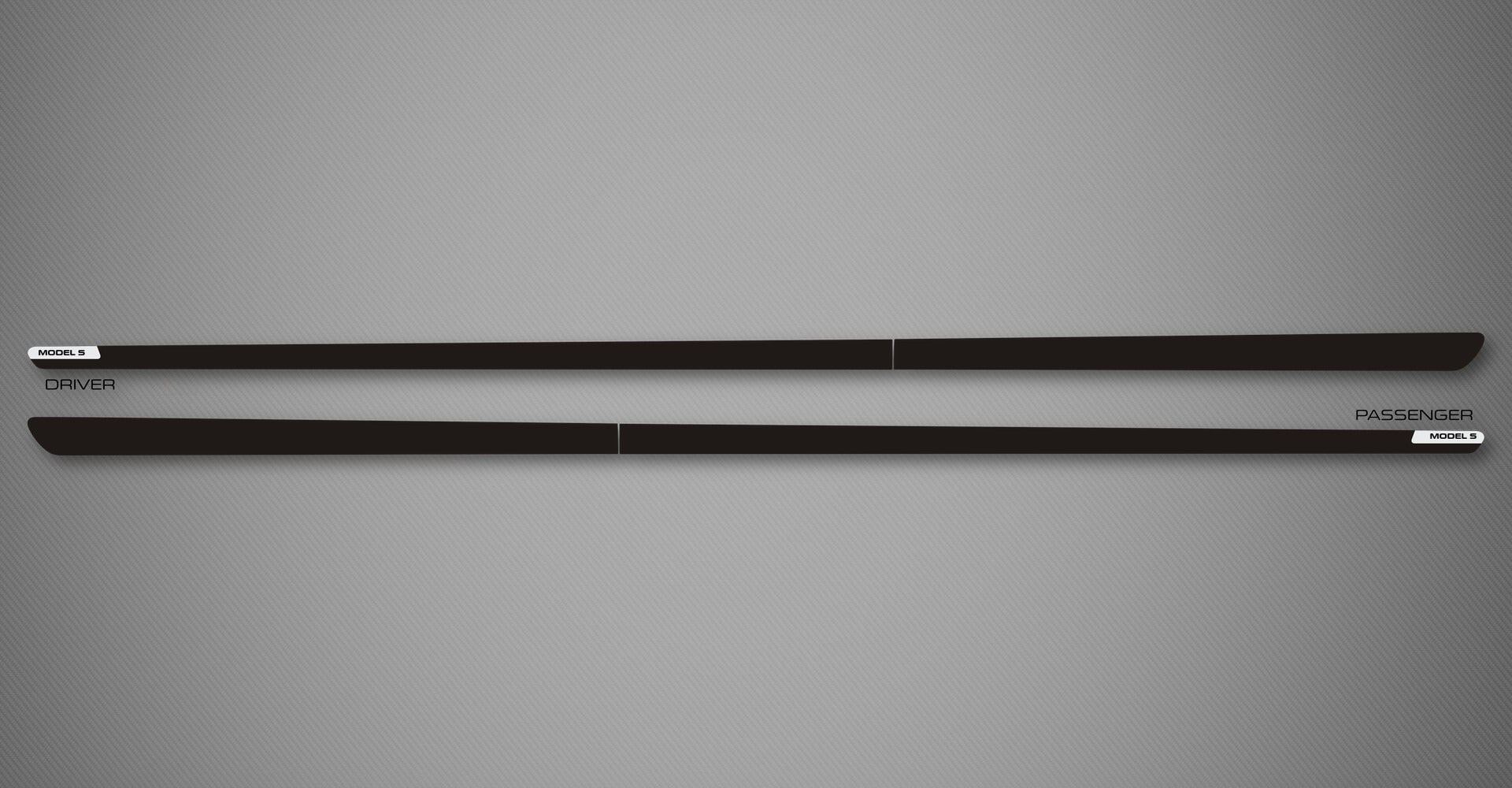 Azure S Body Side Moldings for 2013-2026 Tesla Model S