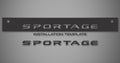 Tailgate Logo for 2023-2026 Kia Sportage