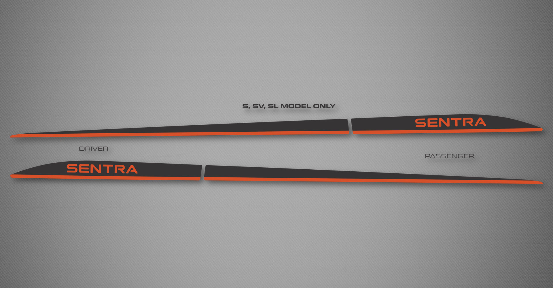 Rocker Trims (2Tone) for 2026 Nissan Sentra