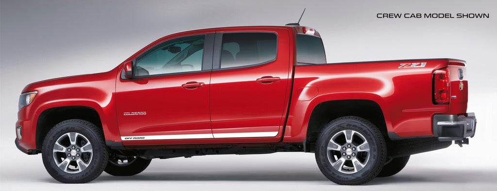 Rocker Trims for 2016-2022 Chevrolet Colorado (Extended Cab) — 2