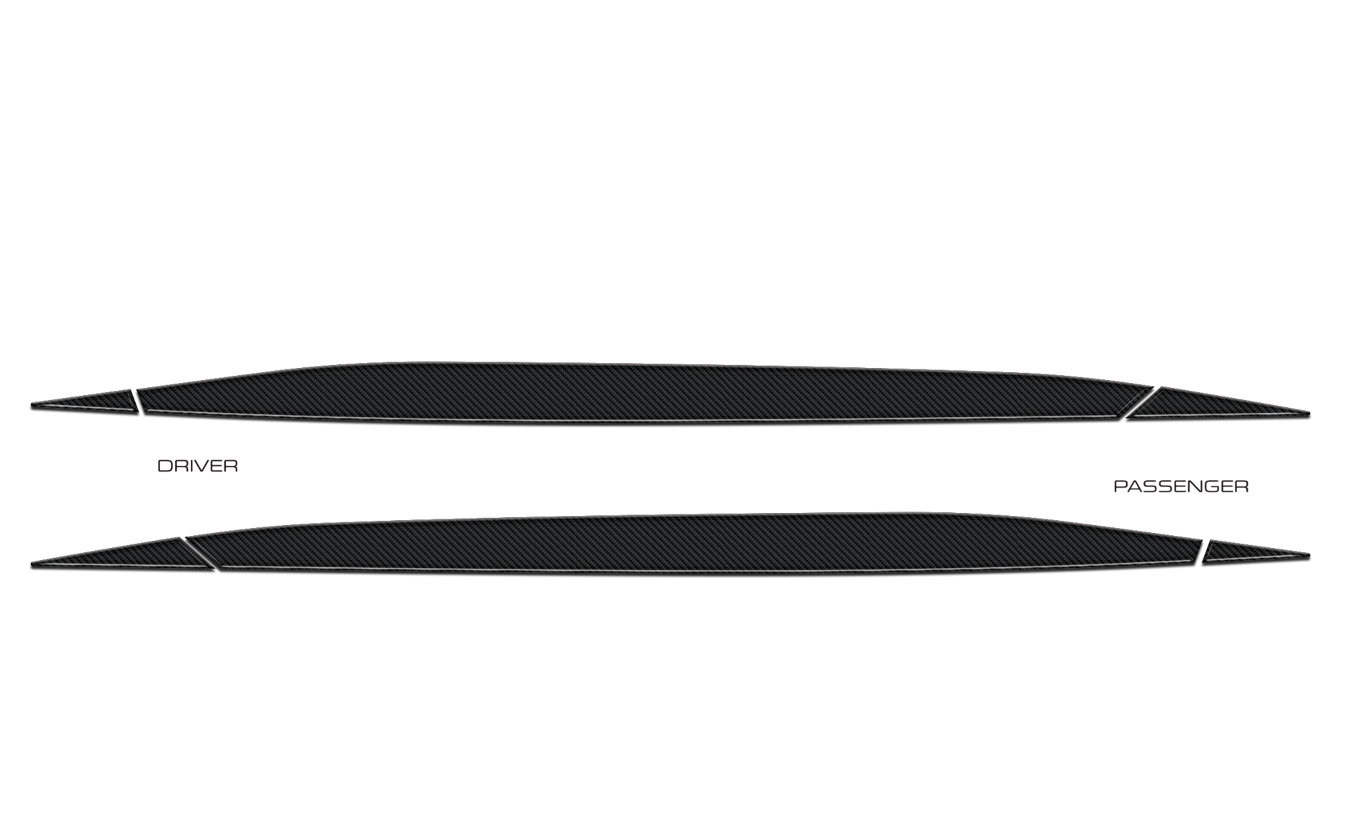 Rocker Trims for 2020-2026 Chevrolet Corvette (Convertible) — 2