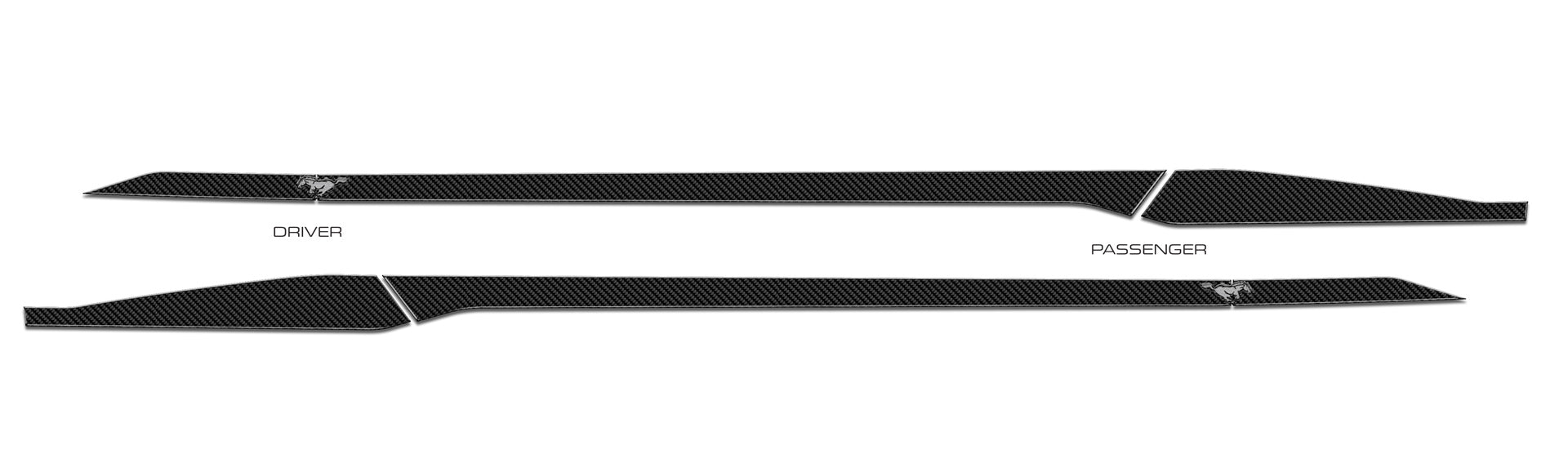 Rocker Trims for 2024-2026 Ford Mustang (Convertible) — 2