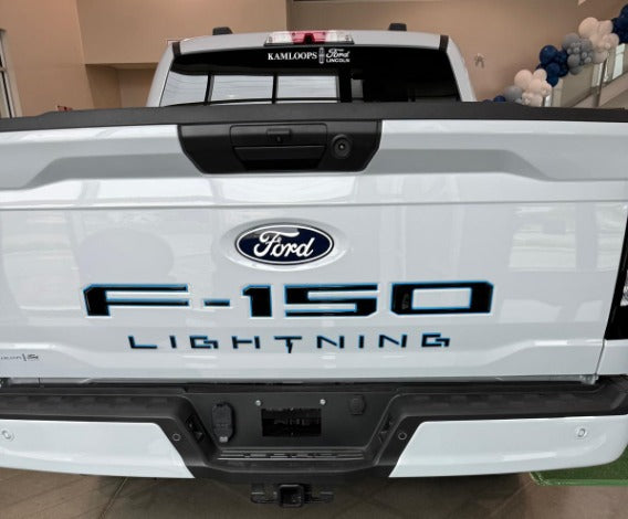 2-Tone Tailgate Logo for 2022-2026 Ford F-150 Lightning (Crew Cab) — 3