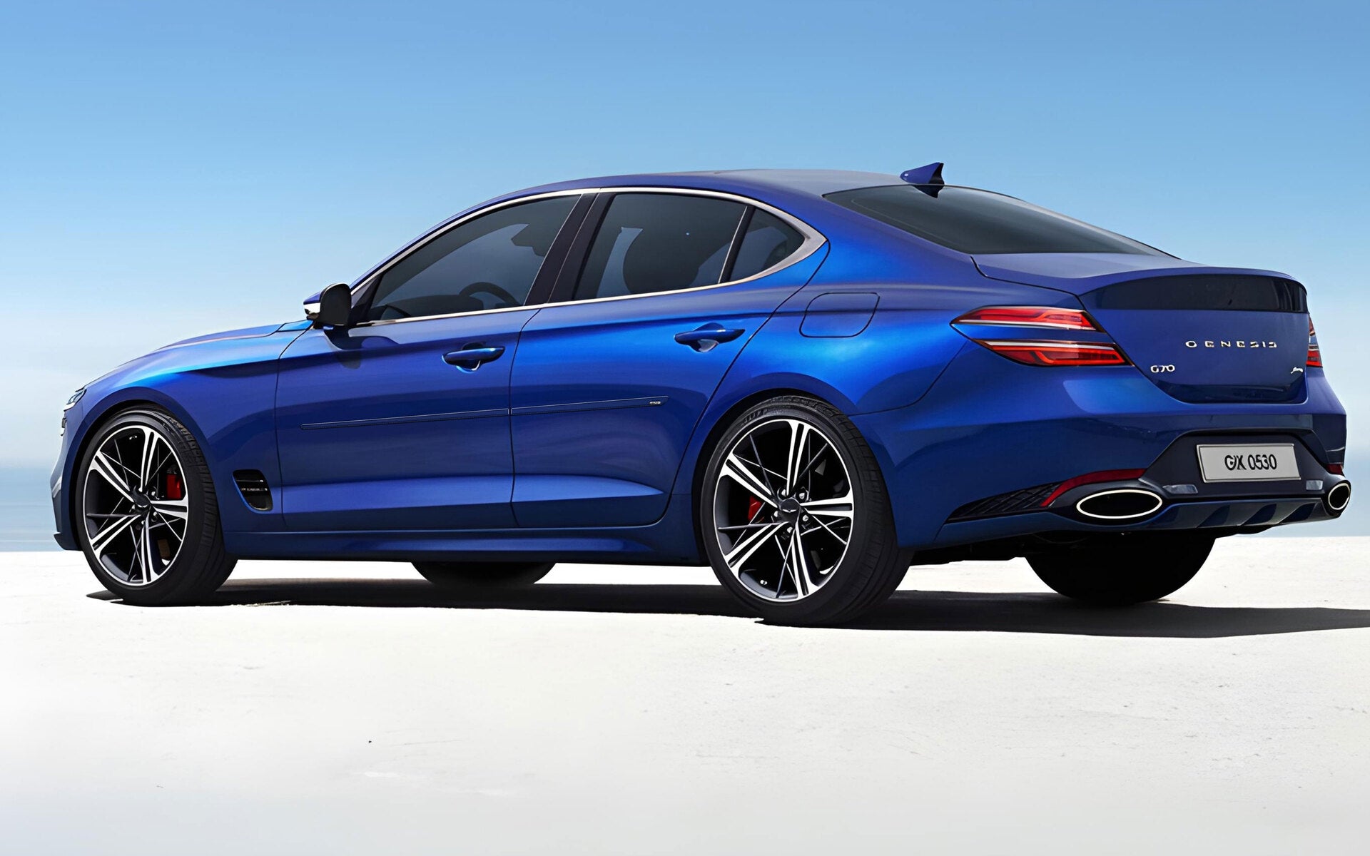 Paint XS Body Side Moldings for 2019-2026 Genesis G70 — 2