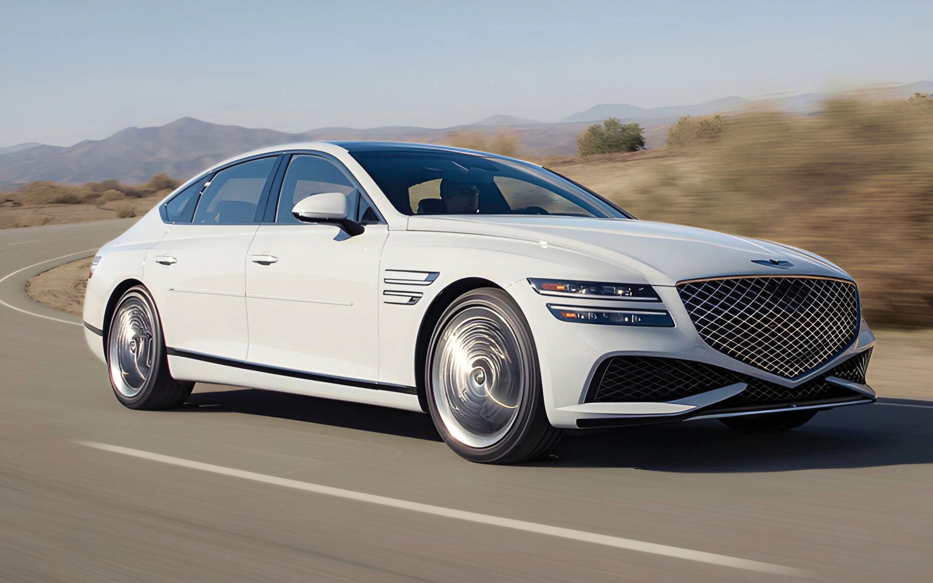 Paint XS Body Side Moldings for 2017-2026 Genesis G80 — 2