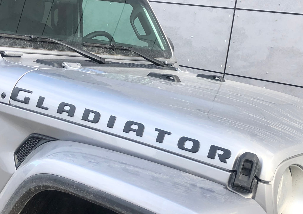 Hood and Tailgate Logo Kit for 2020-2026 Jeep Gladiator — 3