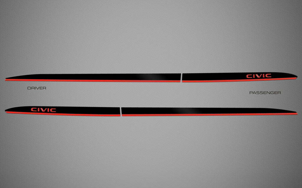 2-Tone Groove Trims for 2022-2026 Honda Civic — 2