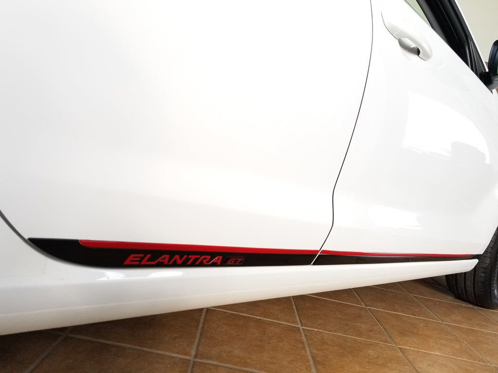 Rocker Trims (2Tone) for 2018-2021 Hyundai Elantra GT (Hatchback) — 5