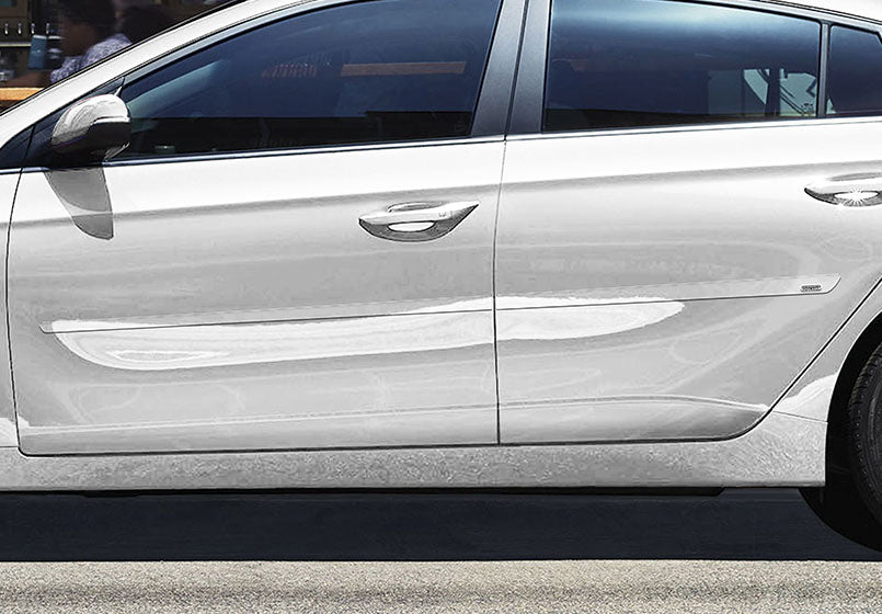 Chrome XS Body Side Moldings for 2018-2022 Hyundai Ioniq (Hatchback) — 2