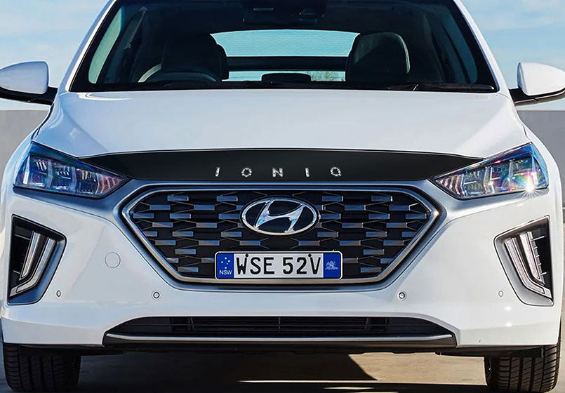 Hood Protector w/ Logo for 2018-2022 Hyundai Ioniq (Hatchback) — 3
