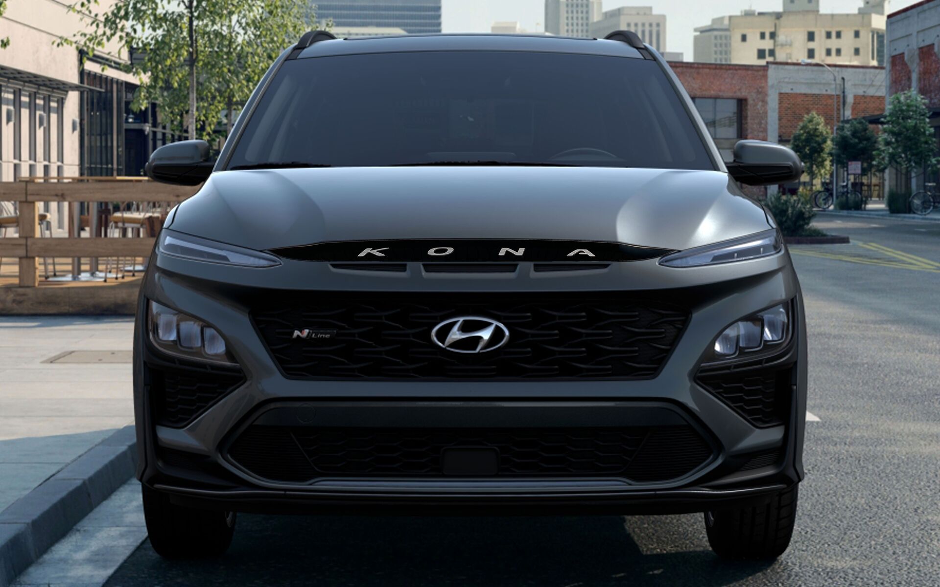 Hood Protector w/ Logo for 2022-2023 Hyundai Kona N N-Line — 7