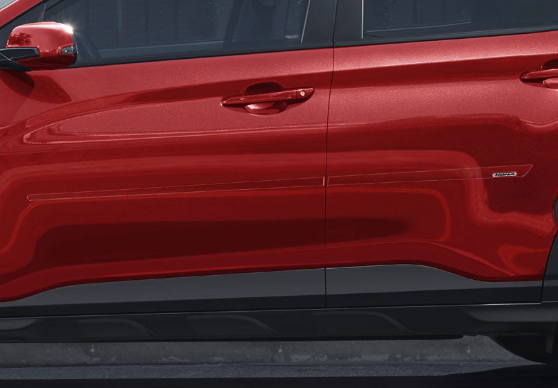 Chrome XS Body Side Moldings for 2022-2023 Hyundai Kona N N-Line — 3
