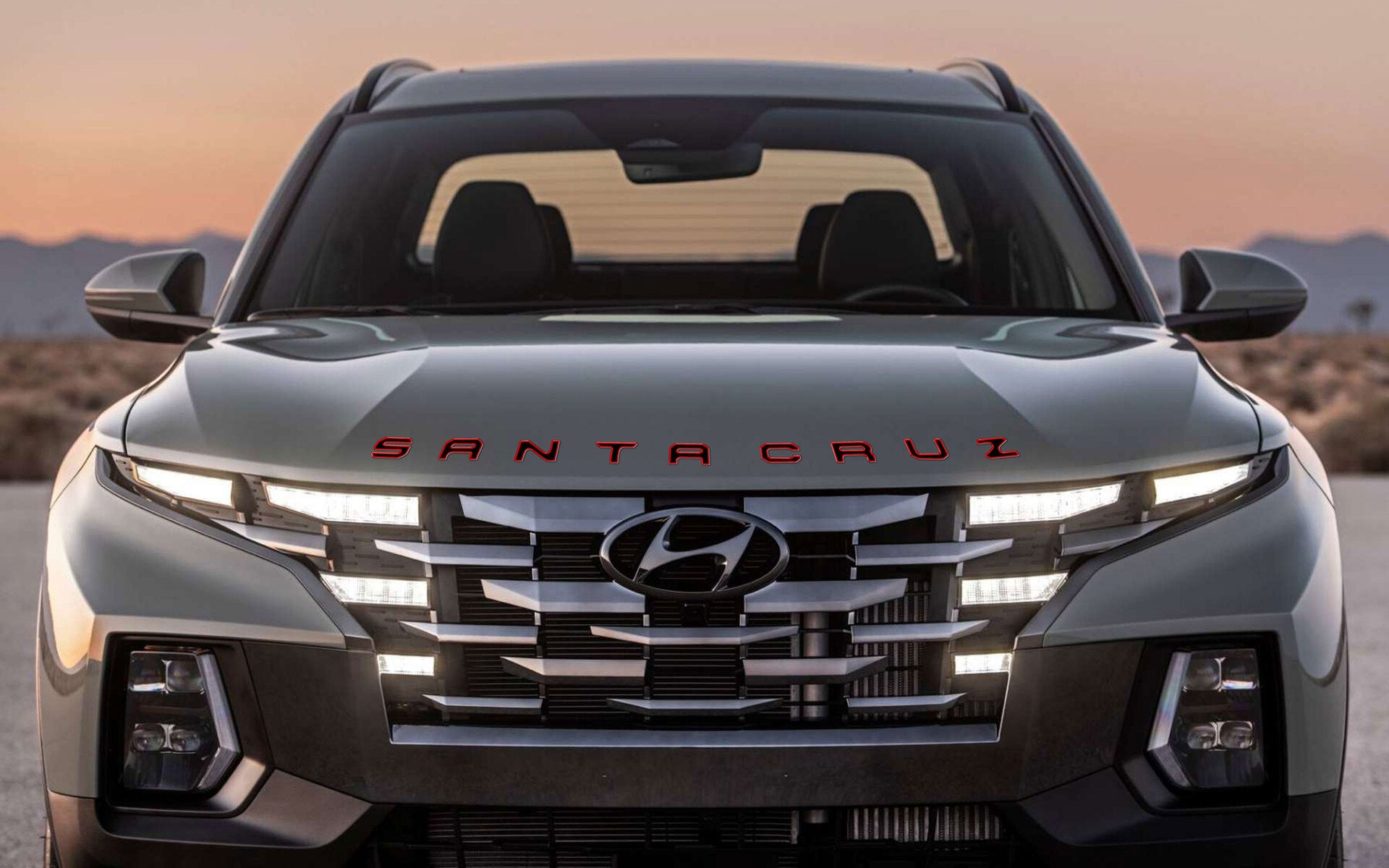 2-Tone Hood Logo for 2022-2026 Hyundai Santa Cruz — 2