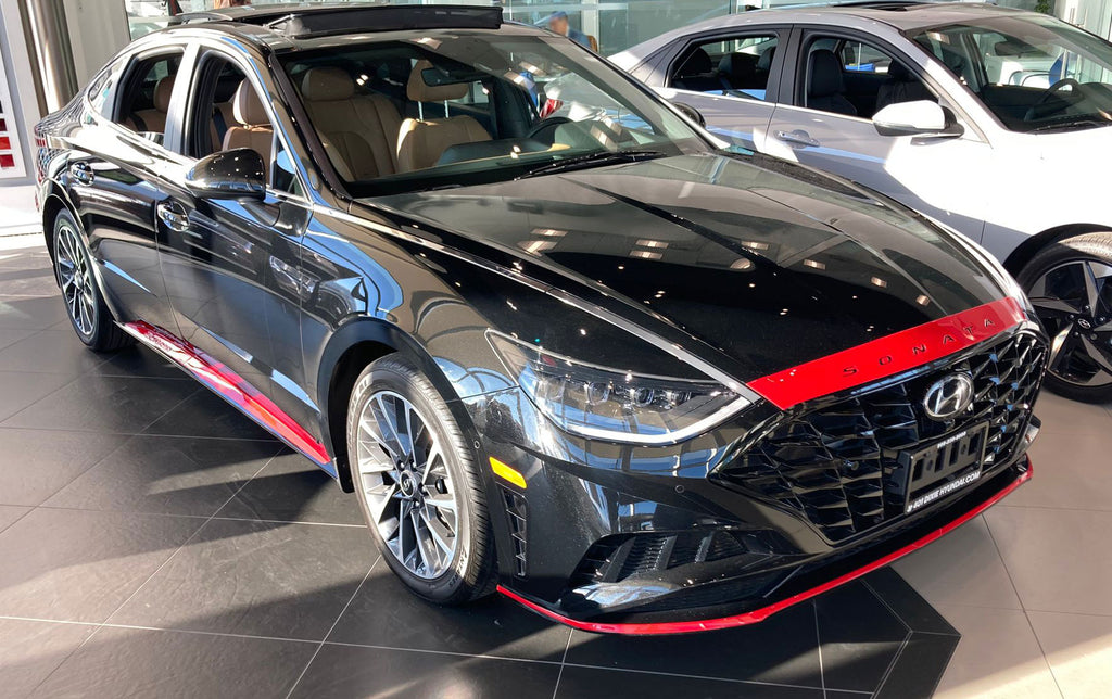 Hood Protector w/ Logo for 2020-2023 Hyundai Sonata — 4