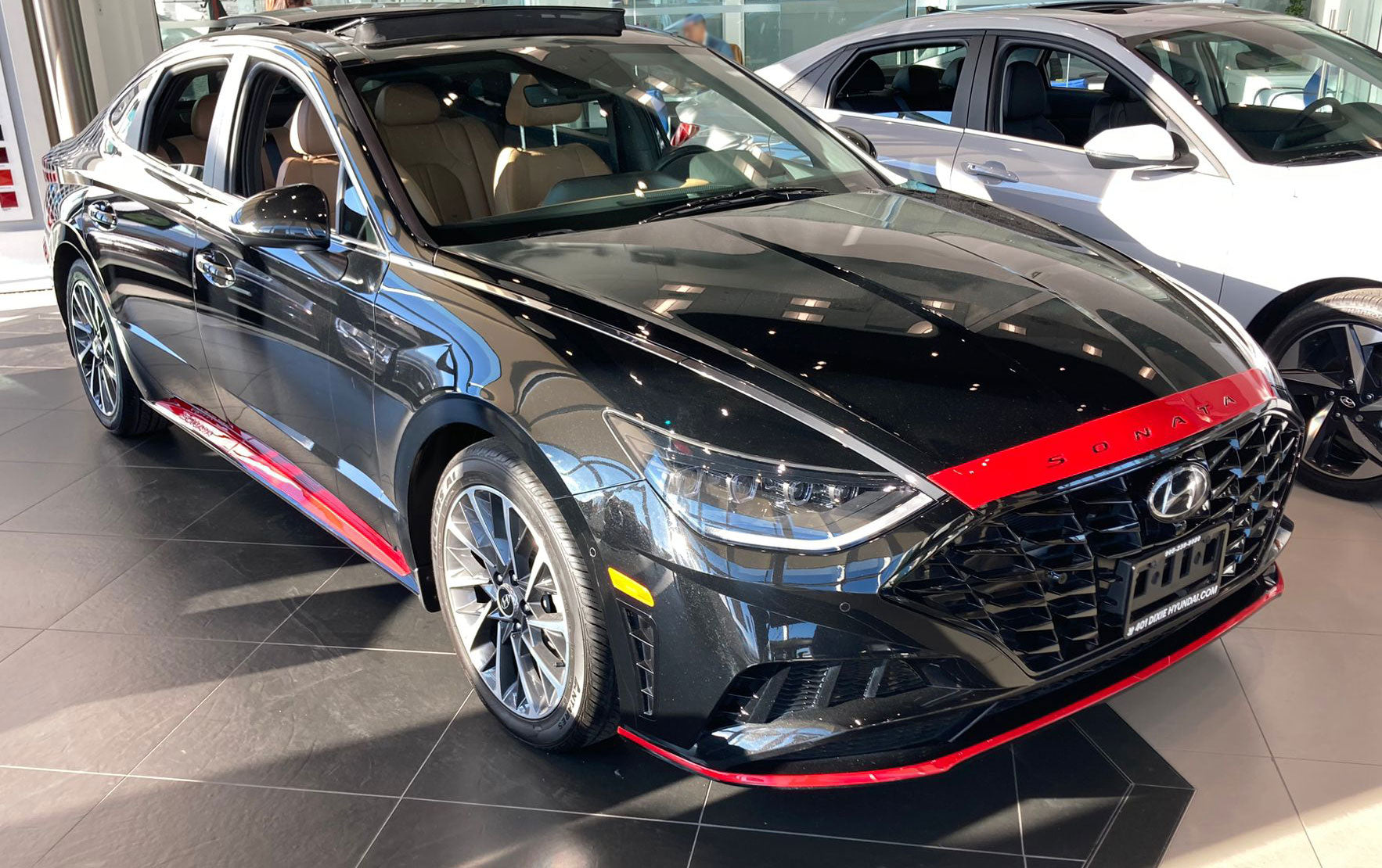 Hood Protector w/ Logo for 2020-2023 Hyundai Sonata — 4