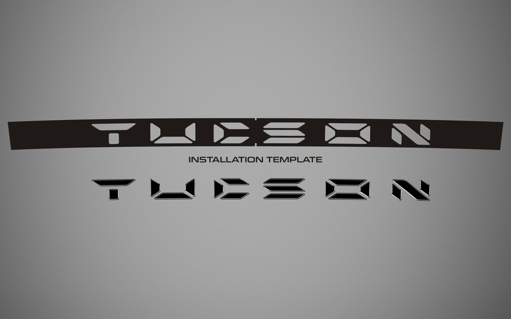 Tailgate Logo for 2022-2026 Hyundai Tucson — 2