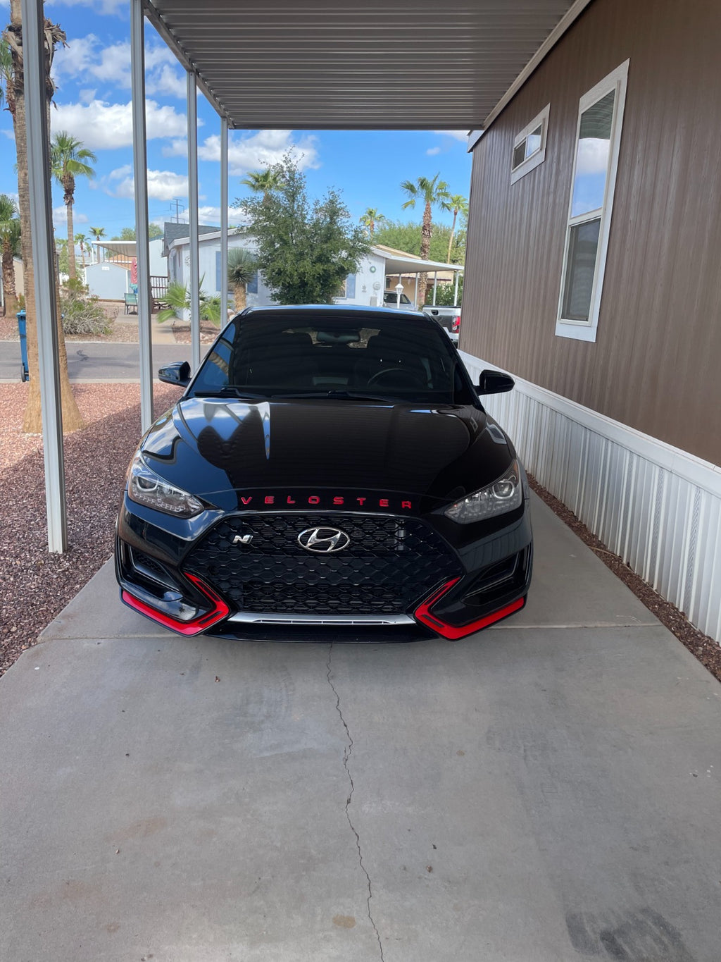Hood Protector w/ Logo for 2019-2022 Hyundai Veloster (Hatchback) — 8