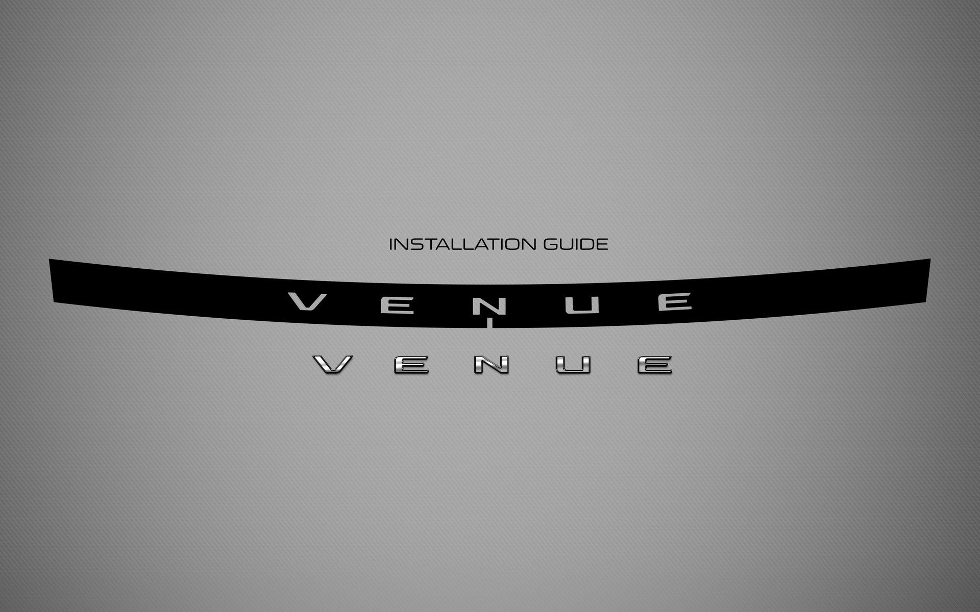 2-Tone Tailgate Logo for 2020-2026 Hyundai Venue — 2