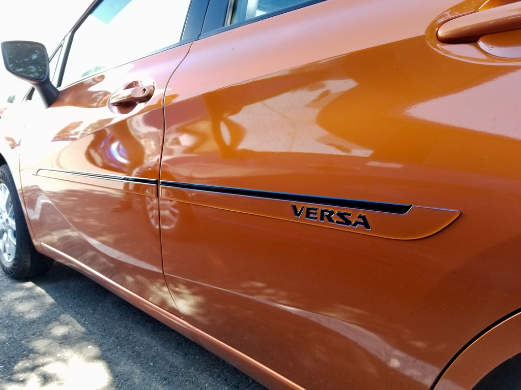 Venom B Body Side Moldings for 2021-2026 Nissan Versa — 2