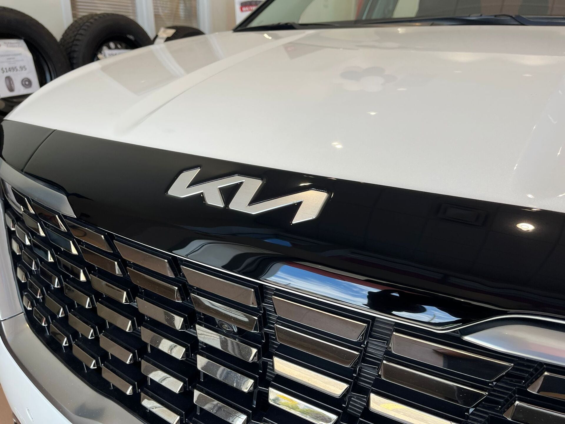 Hood Protector w/ Logo for 2022-2026 Kia Carnival (Cut-Out) — 3