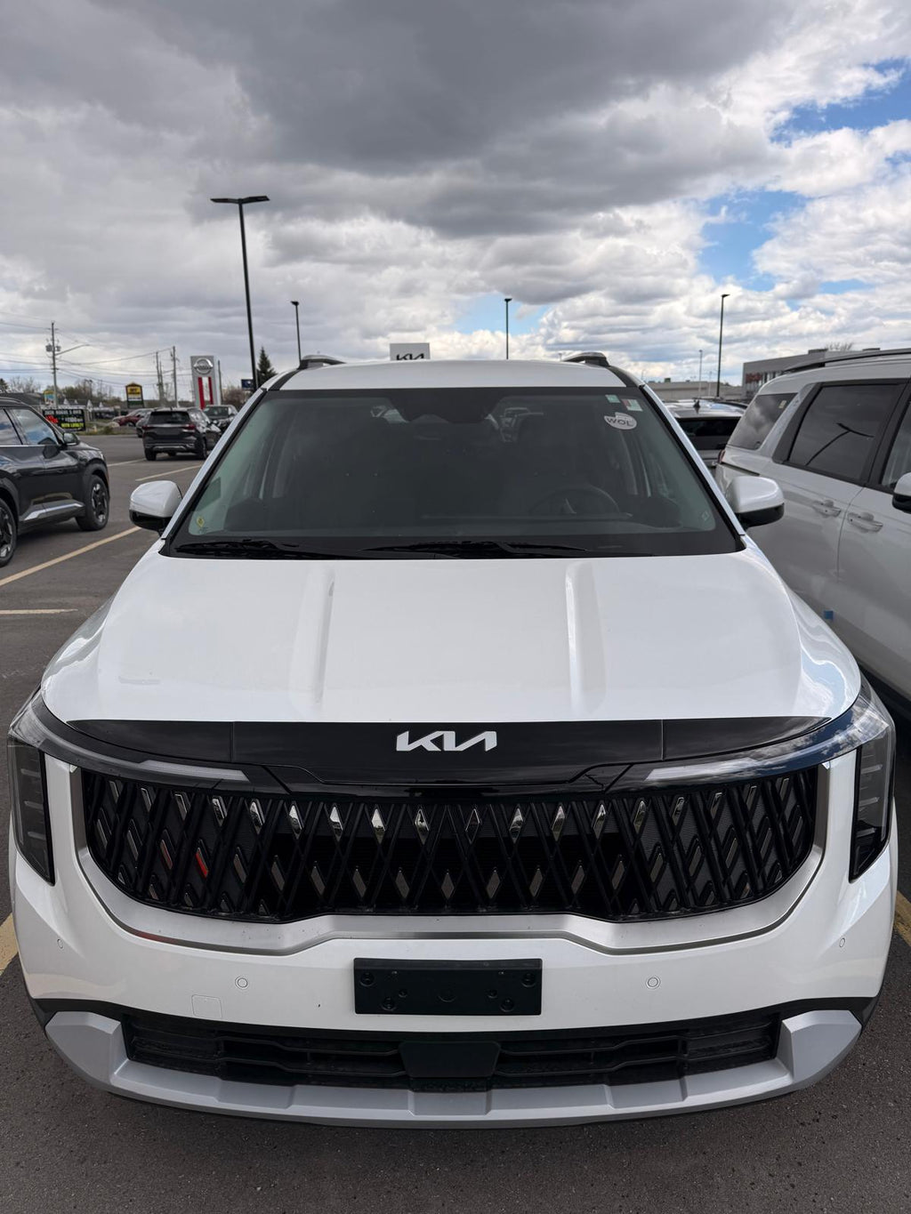 Hood Protector w/ Logo for 2022-2026 Kia Carnival (Cut-Out) — 5