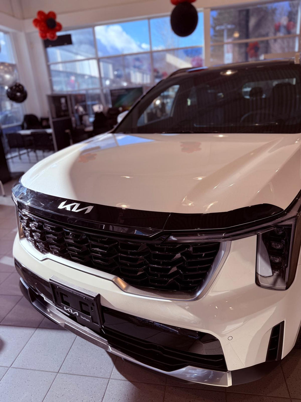 Hood Protector w/ Logo for 2024-2026 Kia Sorento (Cut-Out) — 3