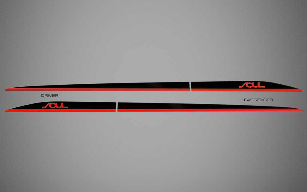 Rocker Trims (2Tone) for 2020-2025 Kia Soul — 4