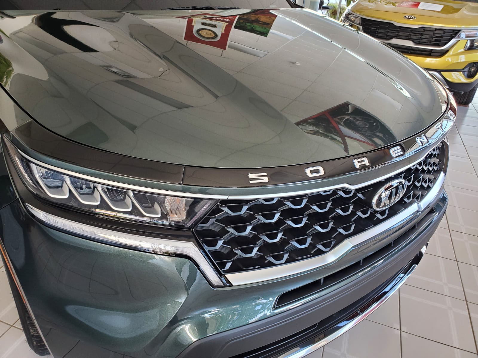 Hood Protector w/ Logo for 2021-2023 Kia Sorento — 4