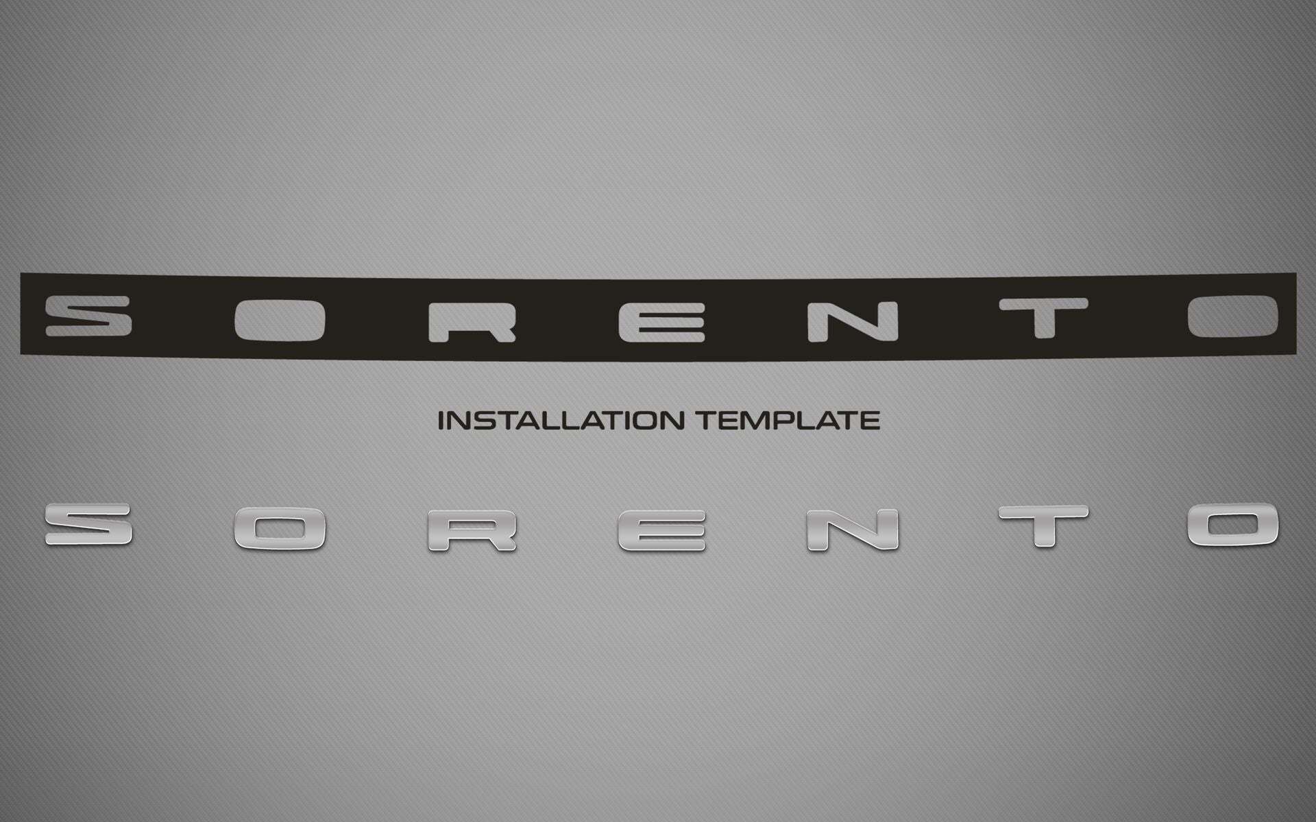 Tailgate Logo for 2021-2022 Kia Sorento — 2