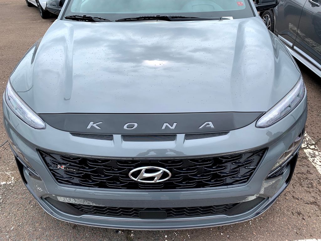 Hood Protector w/ Logo for 2022-2023 Hyundai Kona N N-Line — 2