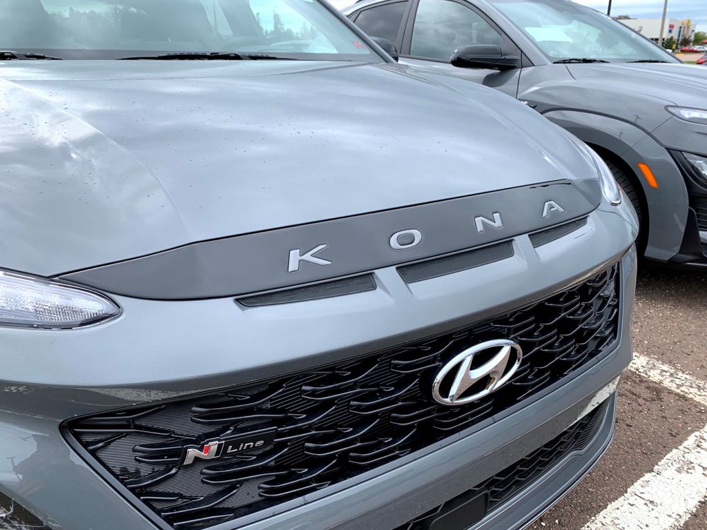 Hood Protector w/ Logo for 2022-2023 Hyundai Kona N N-Line — 3