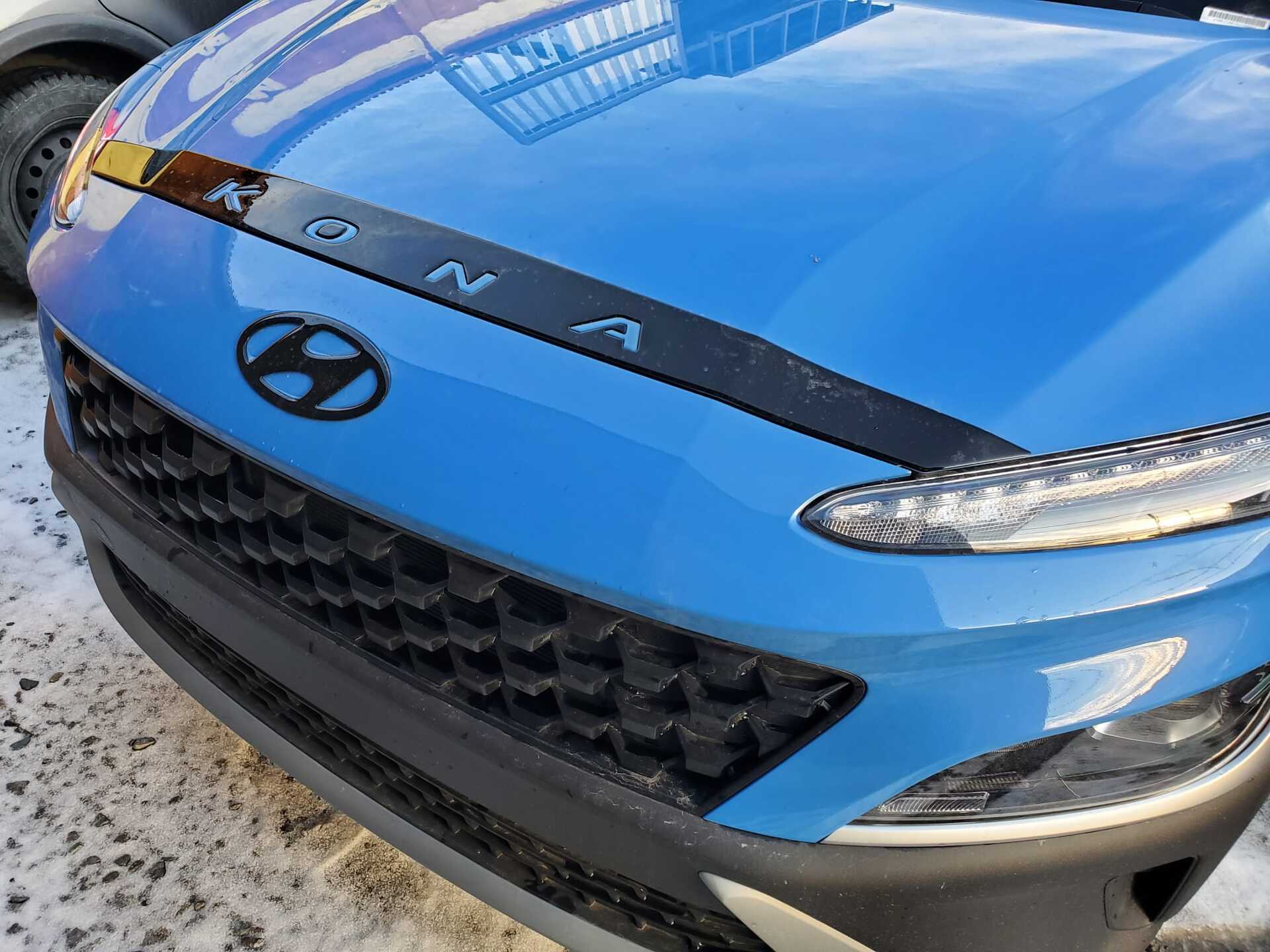 Hood Protector w/ Logo for 2022-2023 Hyundai Kona — 3