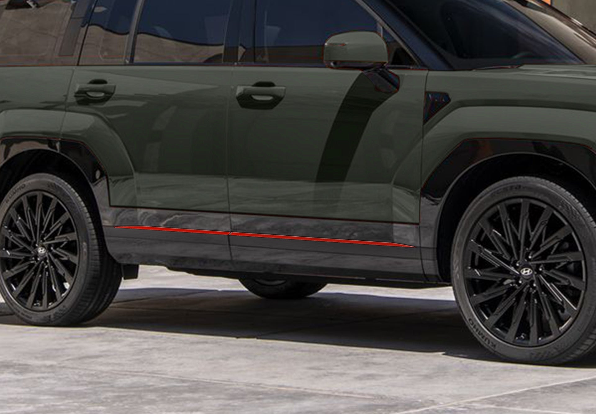 Rocker Trims for 2024-2026 Hyundai Santa Fe — 2