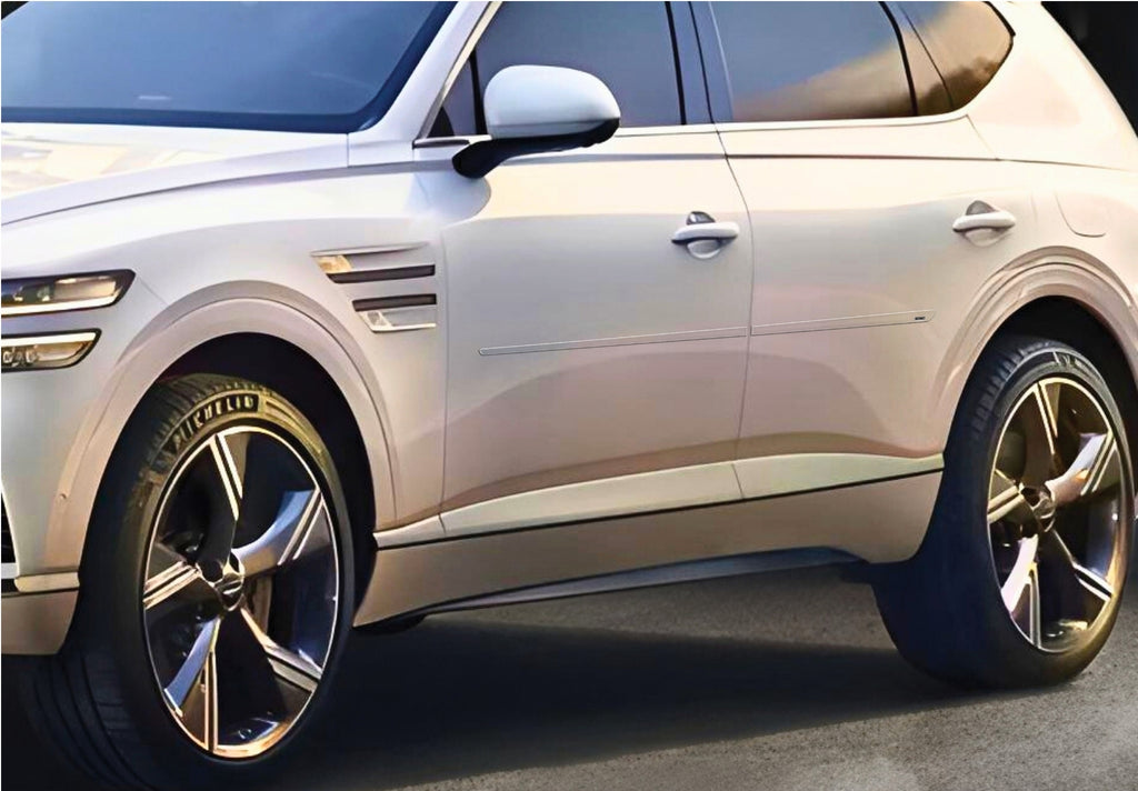 Paint XS Body Side Moldings for 2021-2026 Genesis GV80 — 2