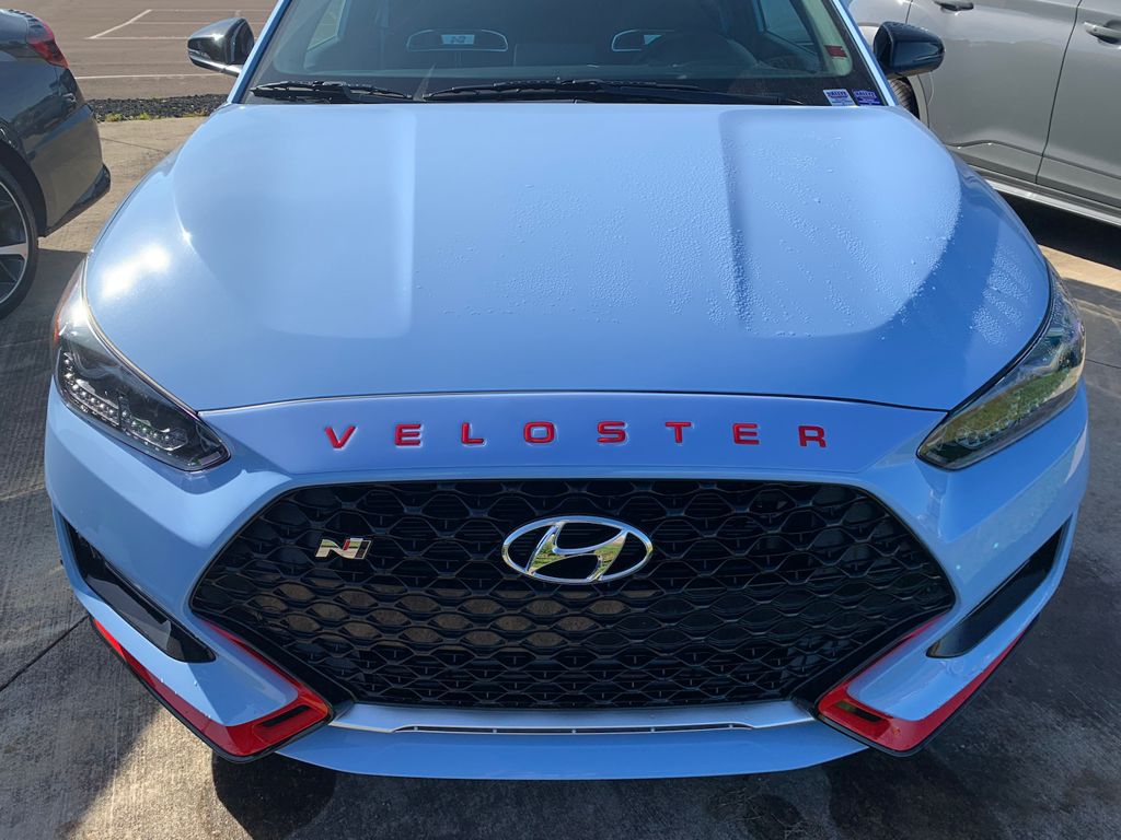 Hood Protector w/ Logo for 2019-2022 Hyundai Veloster (Hatchback) — 2