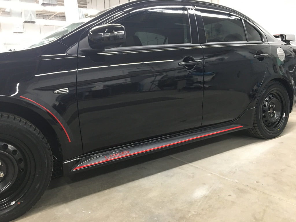 Rocker Trims (2Tone) for 2008-2010 Mitsubishi Lancer — 4