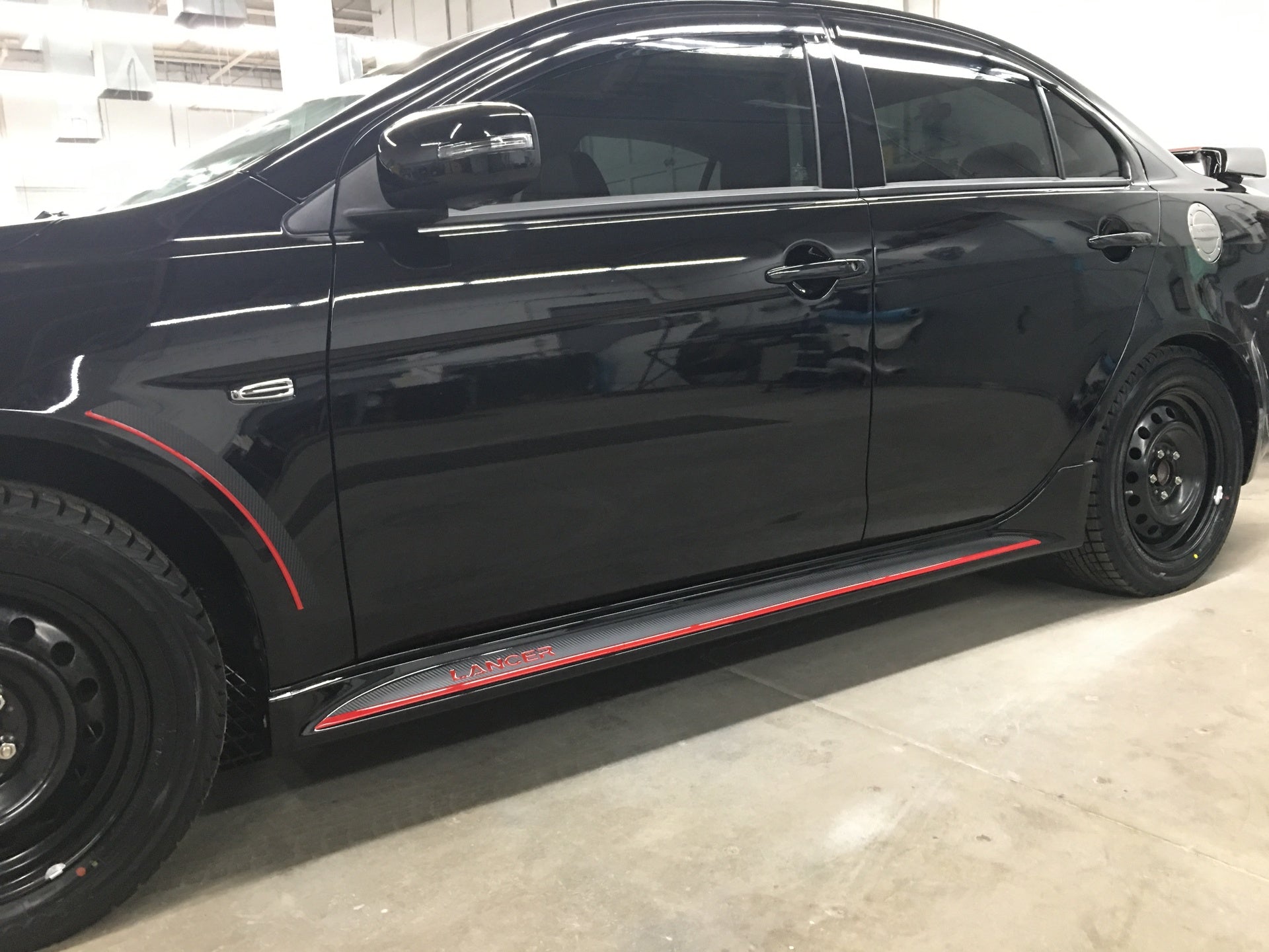 Rocker Trims (2Tone) for 2008-2010 Mitsubishi Lancer — 4