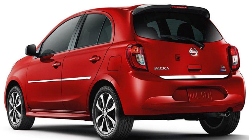 Chrome XS Body Side Moldings for 2015-2020 Nissan Micra — 3