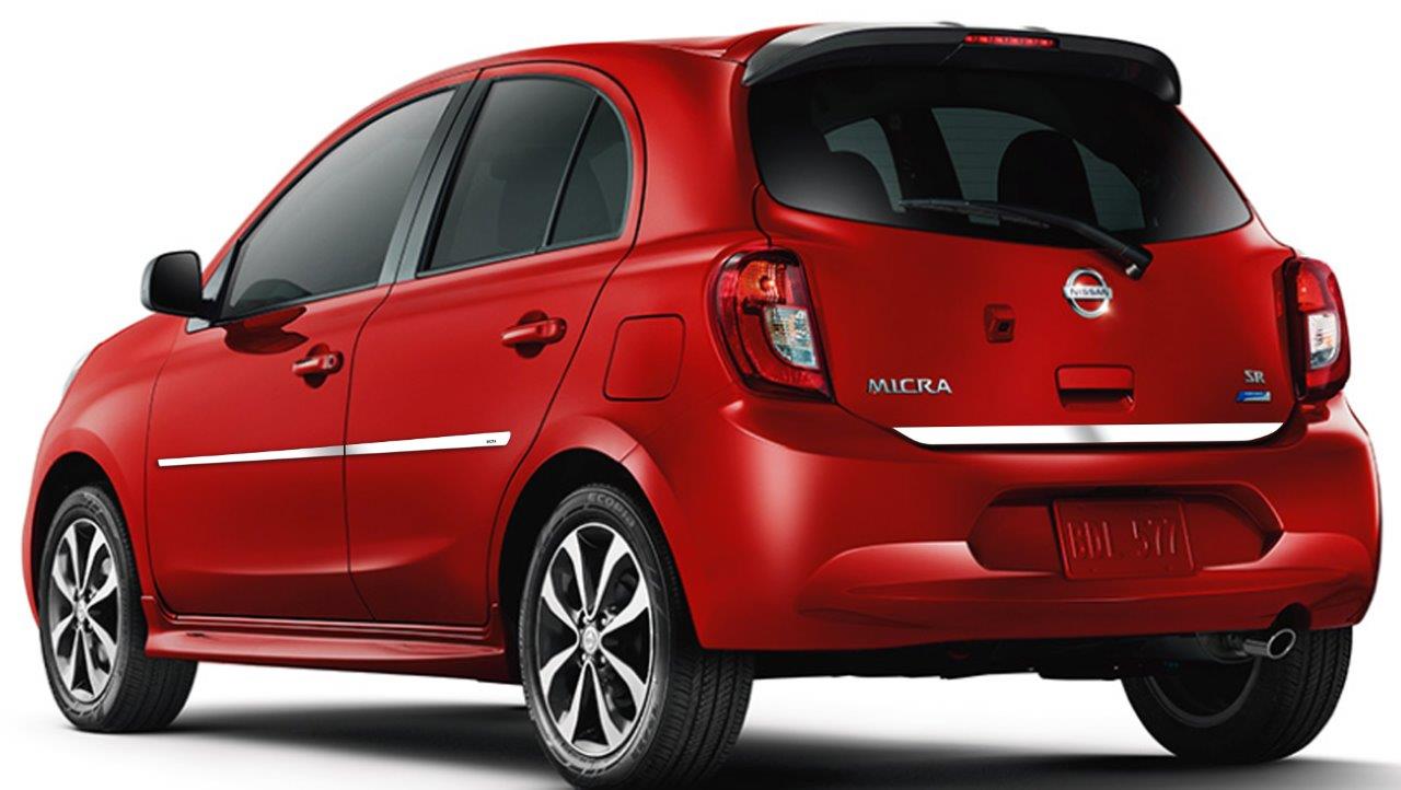 Chrome XS Body Side Moldings for 2015-2020 Nissan Micra — 3