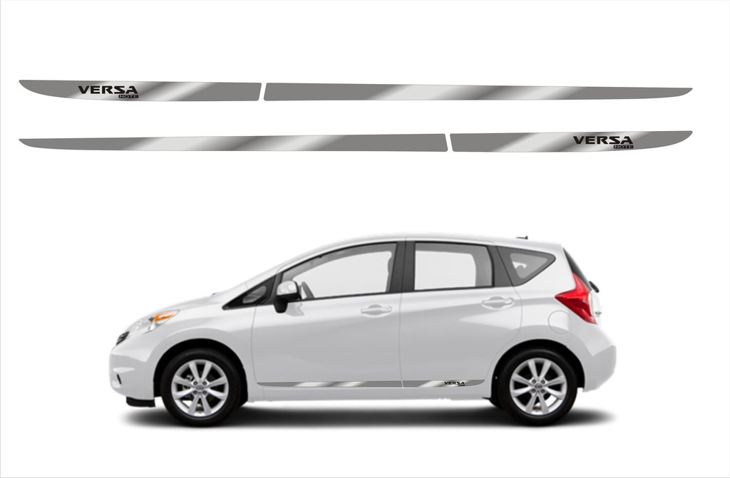 Rocker Trims for 2014-2019 Nissan Versa Note (Hatchback) — 2