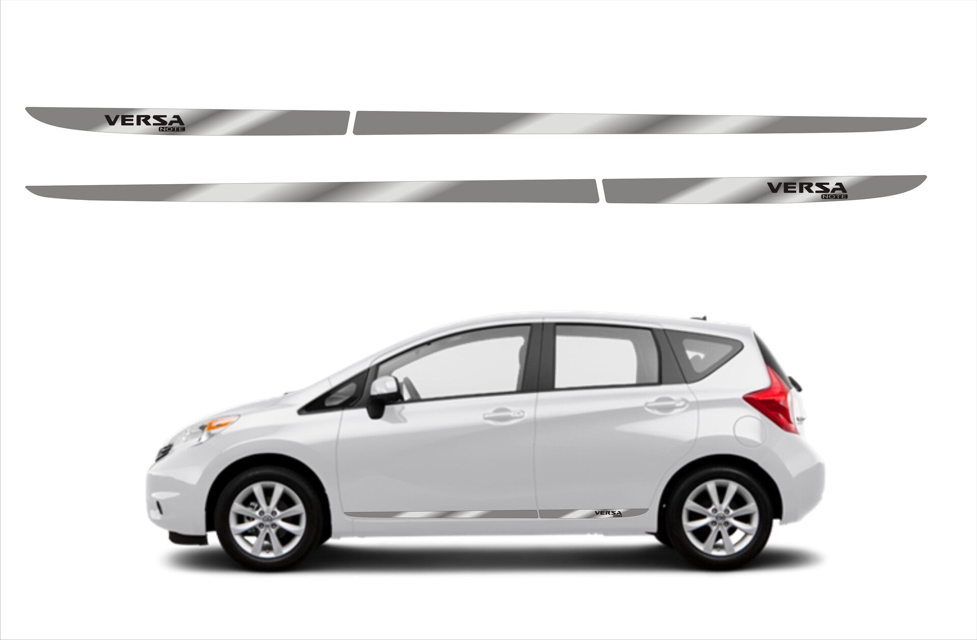 Rocker Trims for 2014-2019 Nissan Versa Note (Hatchback) — 2