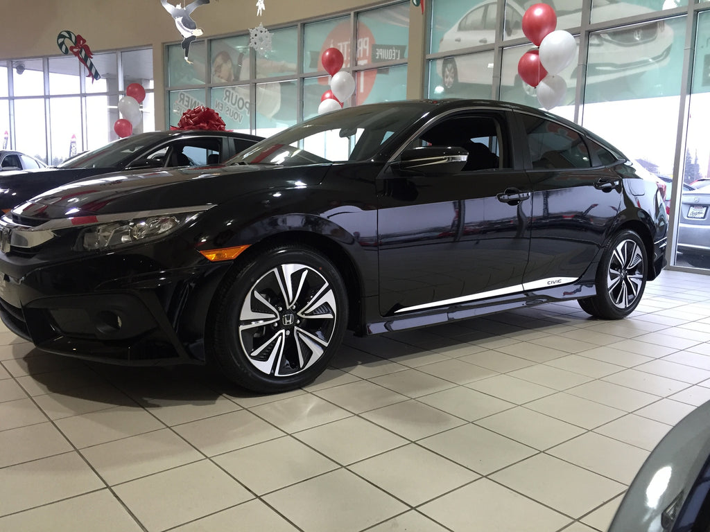Rocker Trims for 2016-2021 Honda Civic — 2