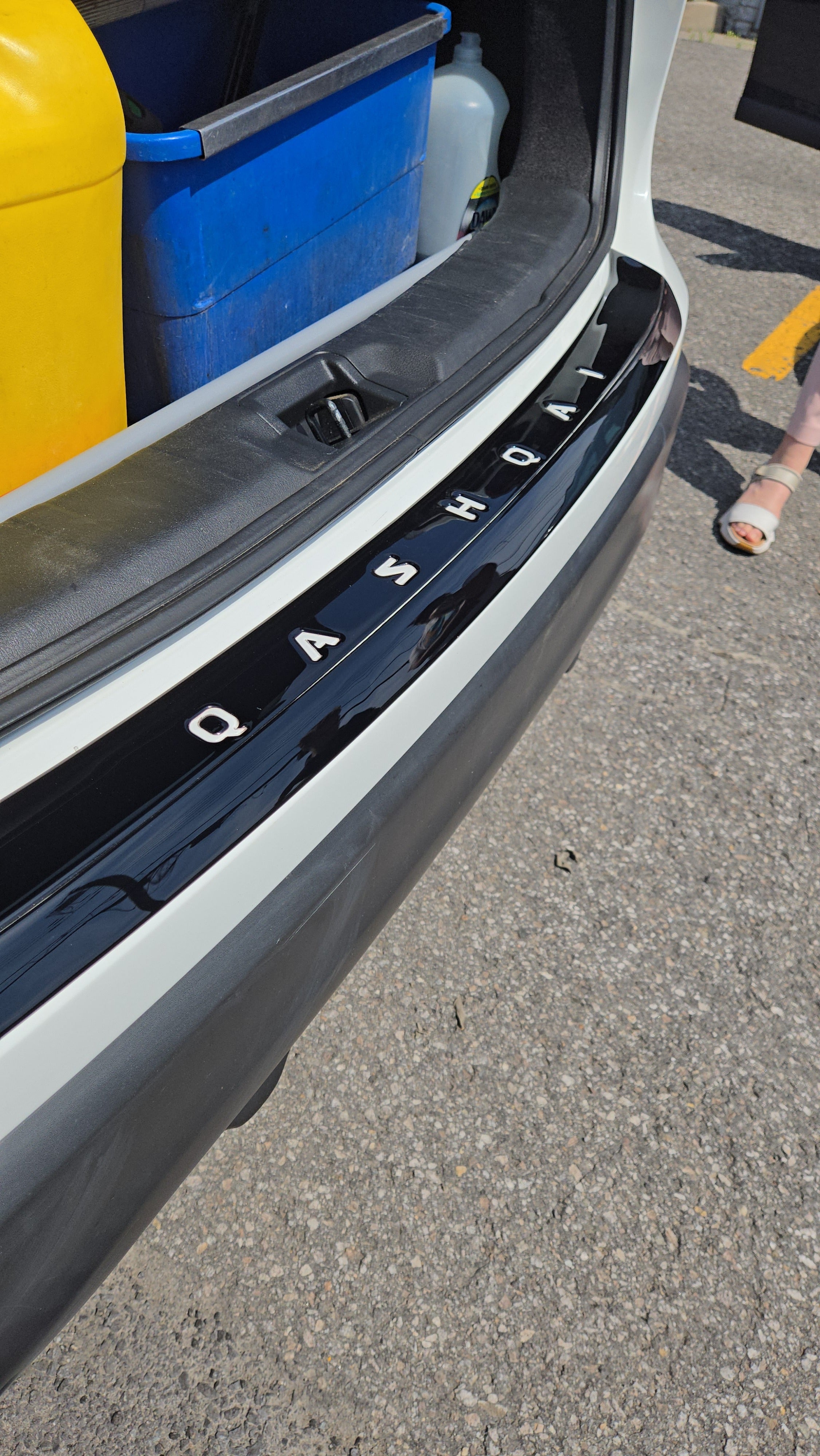 Bumper Protector w/ Logo for 2017-2024 Nissan Qashqai — 2