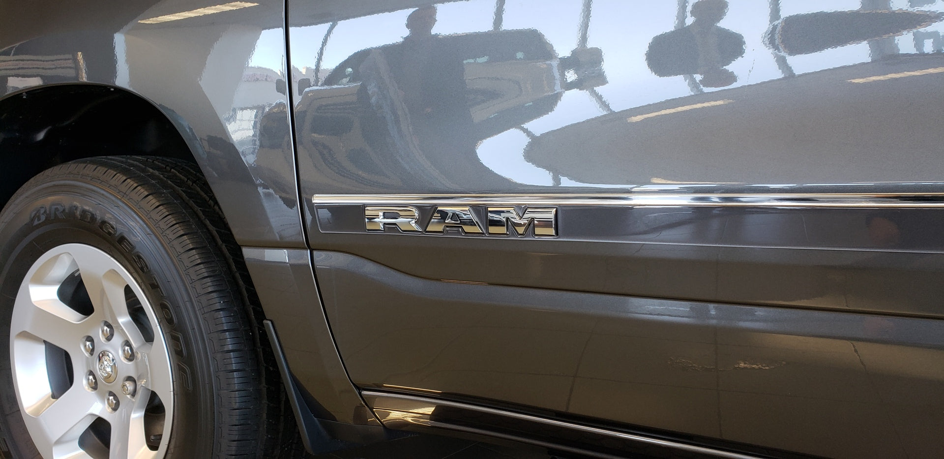 Azure C Body Side Moldings for 2019-2026 Ram 1500 (Crew Cab, Cut-Out) — 2