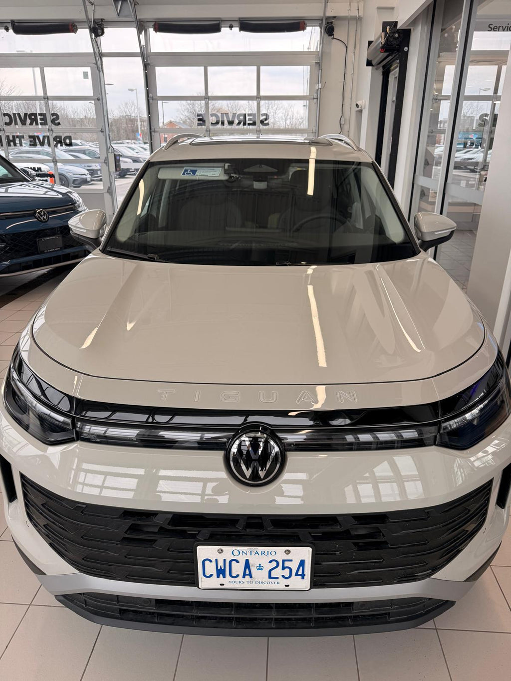 Hood Protector w/ Logo for 2025-2026 Volkswagen Tiguan — 4